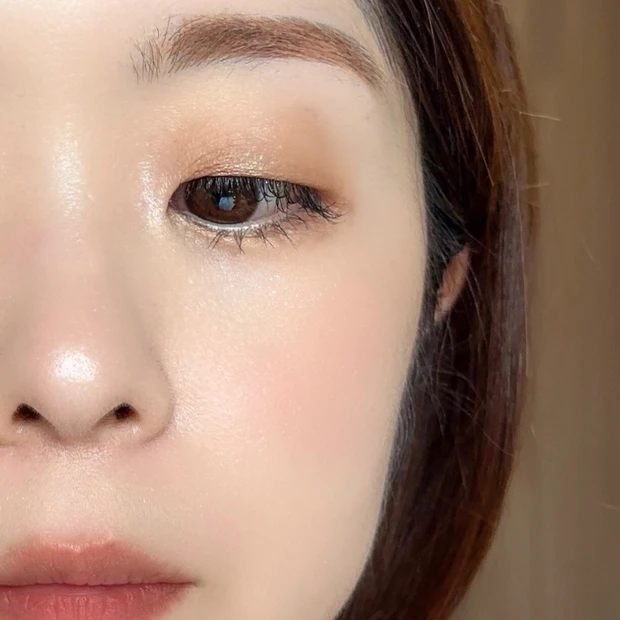 プチプラなのにでデパコス級!パールグロウハイライト使用例