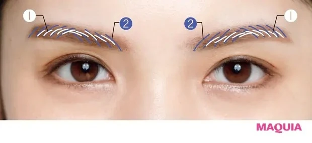 【道重さゆみさんの眉メイク】オシャレ眉_2