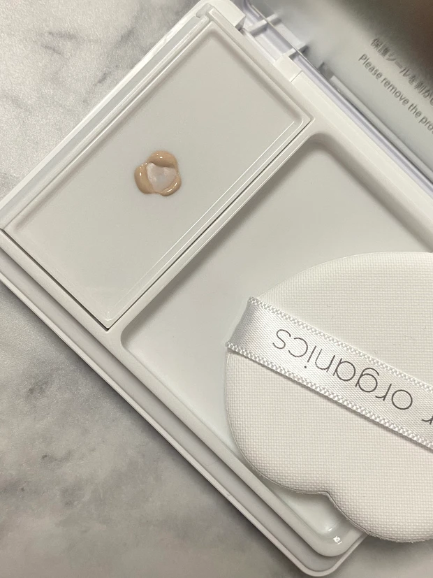 MEGUMI 美容　ビオールオーガニクス　オーガニックアクアエアレスクッション　MEGUMI愛用　田中みな実ベスコス　ファンデーション　オーガニックコスメ　田中みな実ベスコス