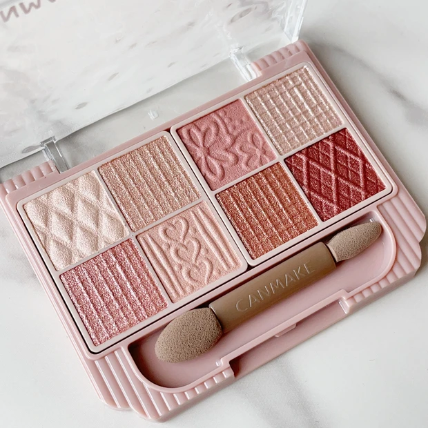 キャンメイク プティパレットアイズ 02 ボヌールマロン