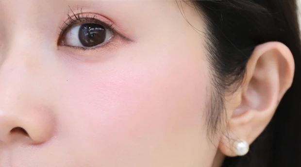 セザンヌ チーク ブレンドカラーチーク ムードピンク ブルベ 頬 スウォッチ