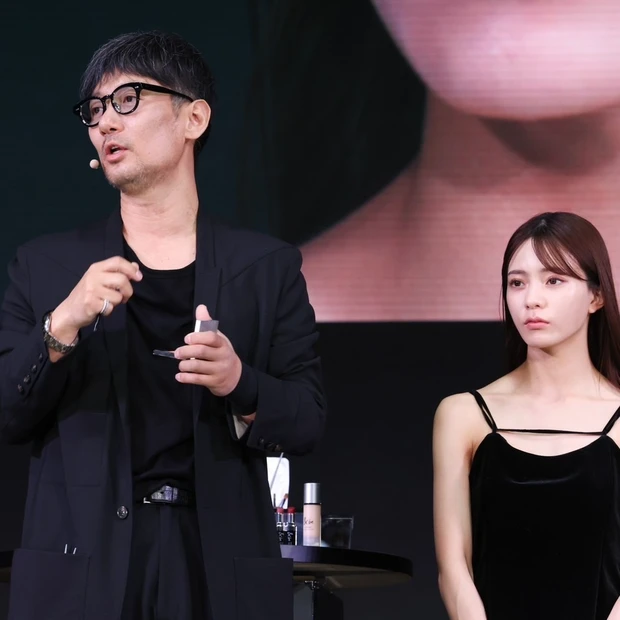 &be (アンドビー)新CM発表会 川⼝春奈さん 河北裕介さん