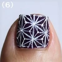 浴衣にも合う！ 大人テイストな和柄ネイル【ギ☆のセルフネイル手本帖】_4_3