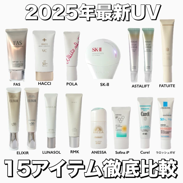 日焼け止め 比較 最新 UV 2025 化粧下地