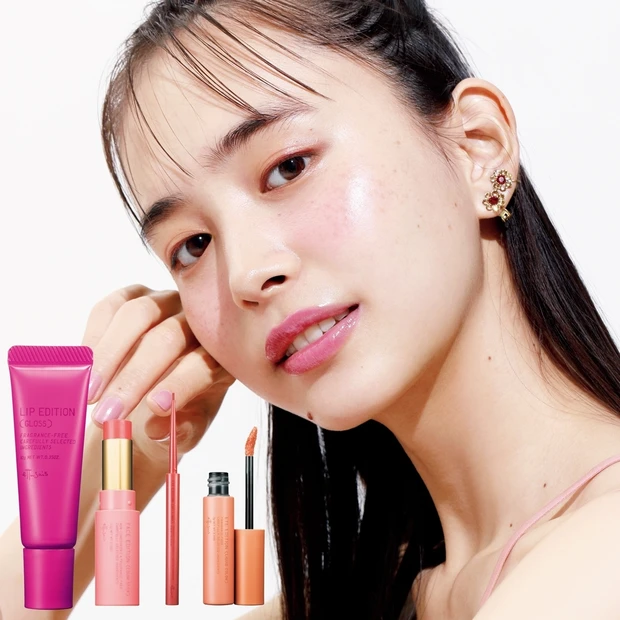 エテュセの青みピンググロスで旬顔に！ 洒落甘メイクのベストバランスを伝授