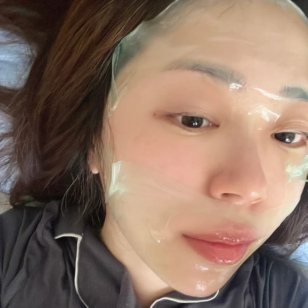 Luvum(ラビューム)ビタミンCゲルマスク シートマスク 翌朝