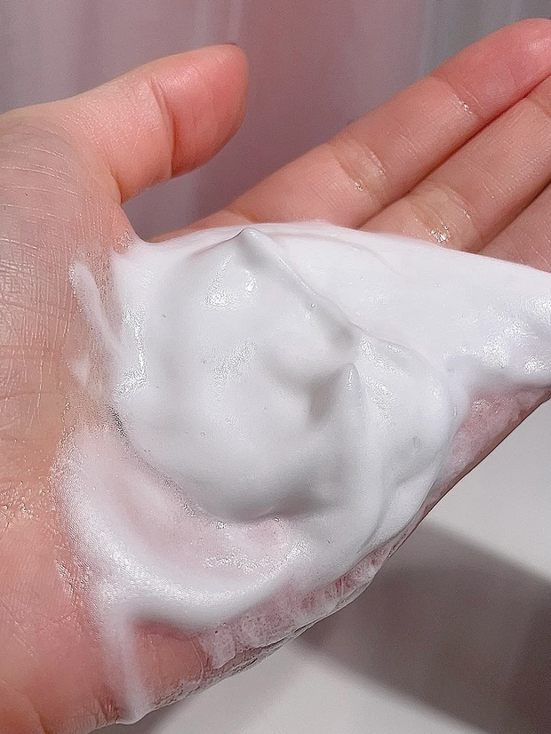 少量でもモチモチ泡に変化