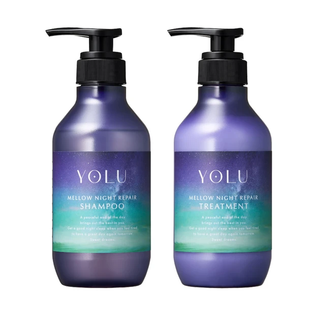 【フォロー&リポストで当たる】YOLU「メロウナイトリペアシャンプー・トリートメント」を3名様にプレゼント!