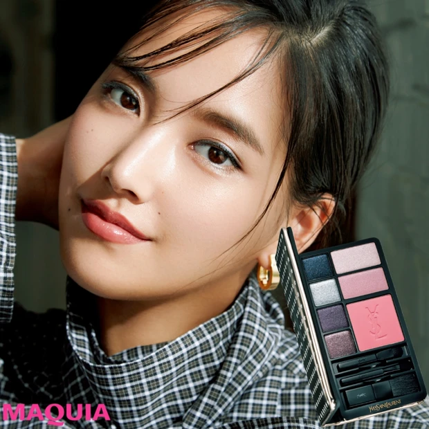 グリッターの輝きが優秀! イヴ・サンローランで好感度の高い洗練アイに