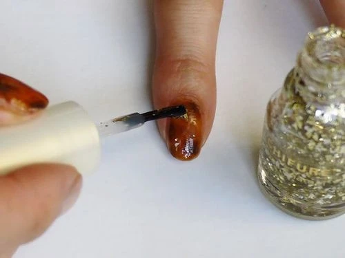 べっ甲ネイルのやり方