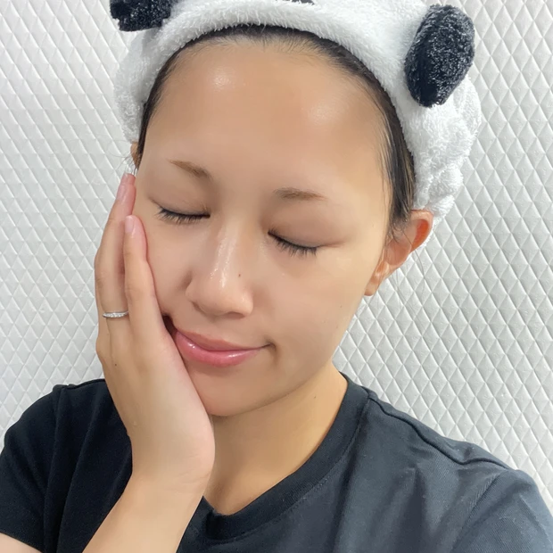 ファンケル 朝用ミルク洗顔 洗い流し後