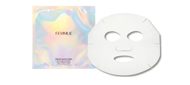 ファミュ ドリームグロウマスク （REVITALIZE・RADIANCE） 30mL×6枚入り ￥4620 ／アリエルトレーディング
