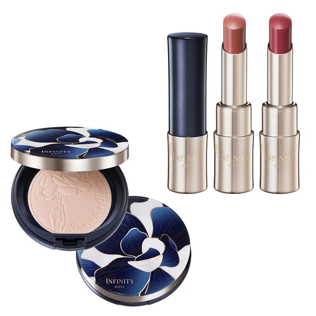 インフィニティのロイヤルフラワーコレクションから今年もフェイスパウダーとルージュが発売【クリスマスコフレ2025】