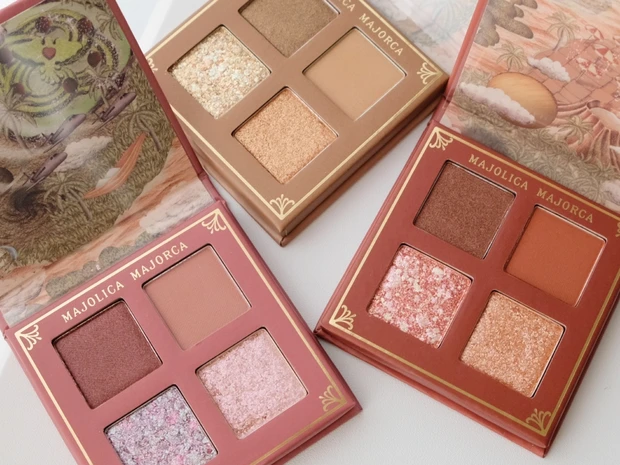 マジョリカ マジョルカの限定アイパレットを全色スウォッチ！ トレンド感のあるくすみカラーに注目
