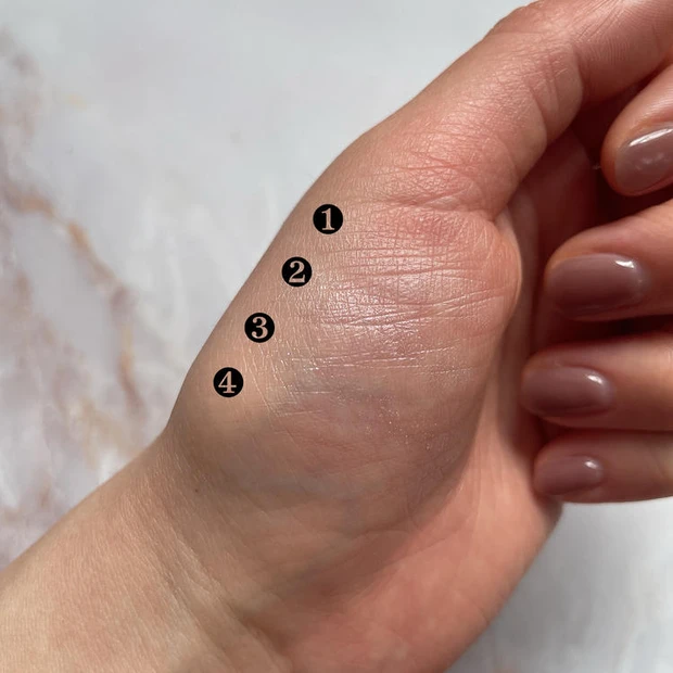 キャンメイク プランぷくコーデアイズ 03 ミルクティプランぷく スウォッチ ブルべ