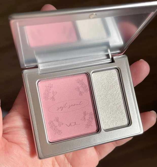 VDL、韓国コスメ、チークハイライト