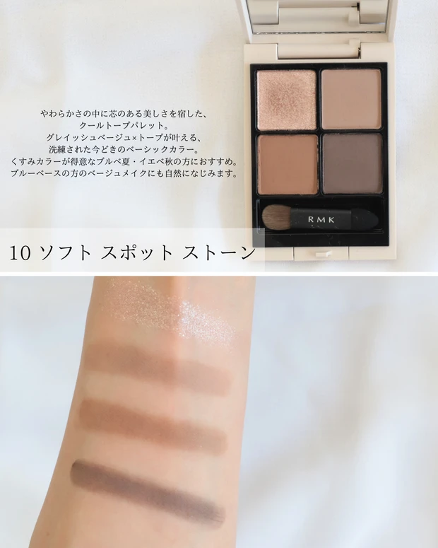 RMK シンクロマティック アイシャドウパレット スウォッチ