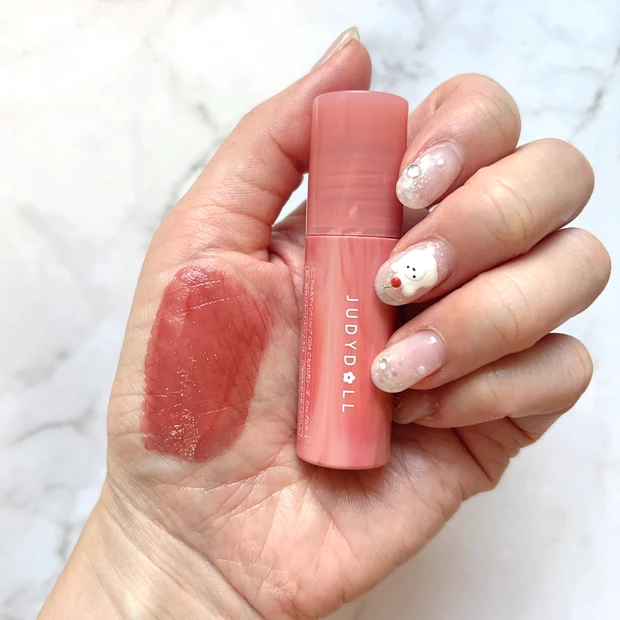 JUDYDOLL(ジュディードール)「ミニちゅるティントリップ G04 こもれびローズ」のスウォッチ画像