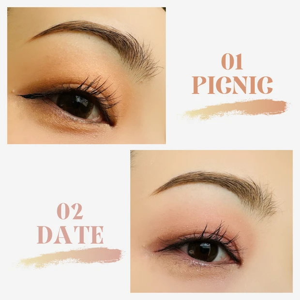 CipiCipiのムードカラーアイズを使用したアイメイク