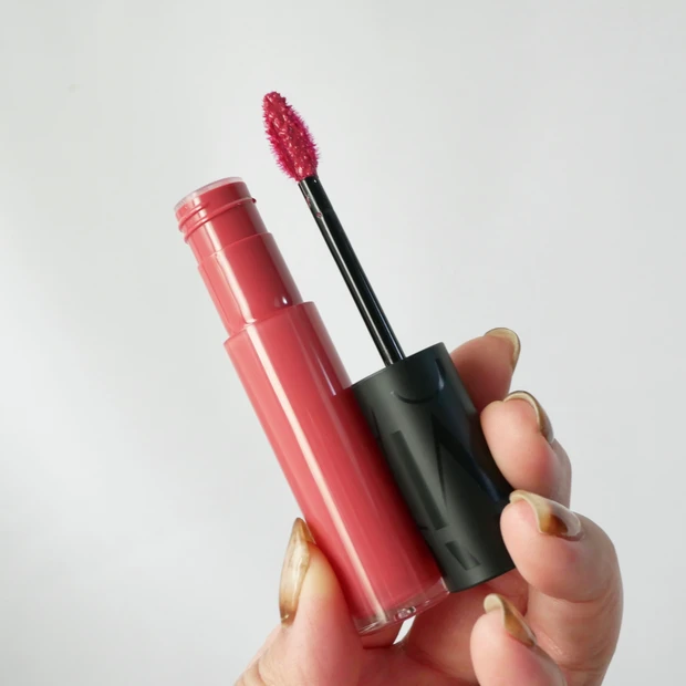 マキアージュ 新作 リップ リップグロウボム RD415 いちじくボム