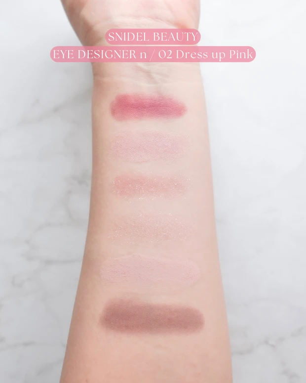 SNIDEL BEAUTY アイデザイナー 02 Dress up Pinkのアイシャドウパレット