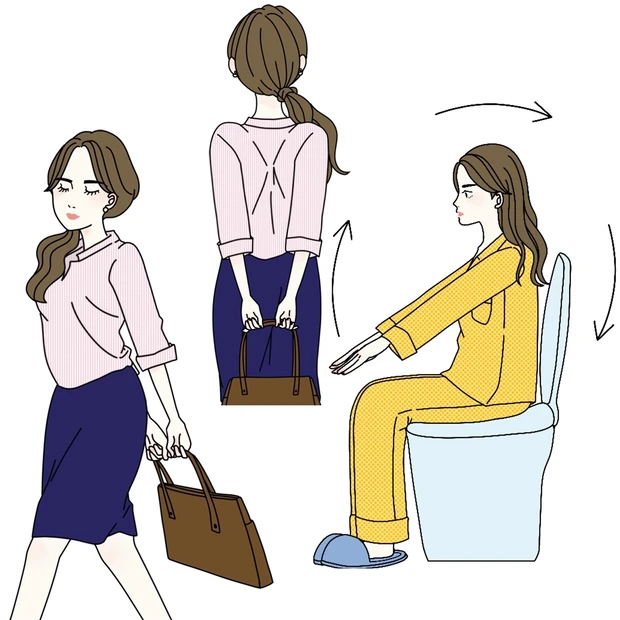 即効☆二の腕ながらエクササイズ！ トイレで、移動しながらetc.