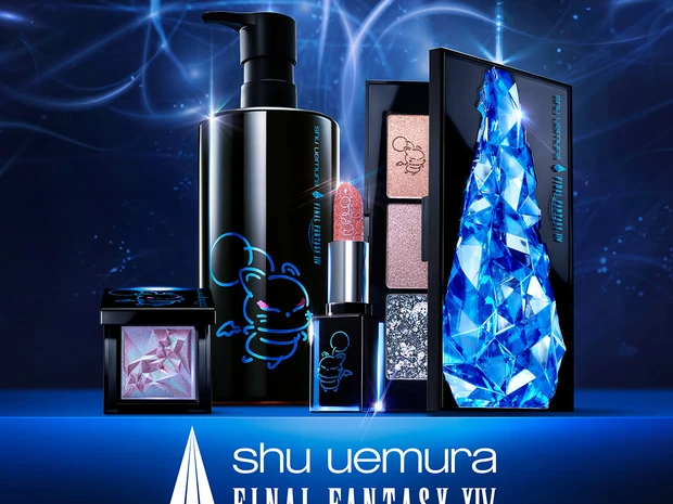 シュウ ウエムラとファイナルファンタジーXIVが贈るビューティな冒険！3D加工の9色入りアイパレットも【クリスマスコフレ2025】