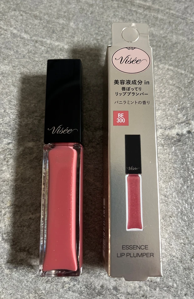 ヴィセ　Visee エッセンスリッププランパー　リッププランパー　プランパー　使い方　口コミ　新色　BE300 ベージュピンク　リップ　CM