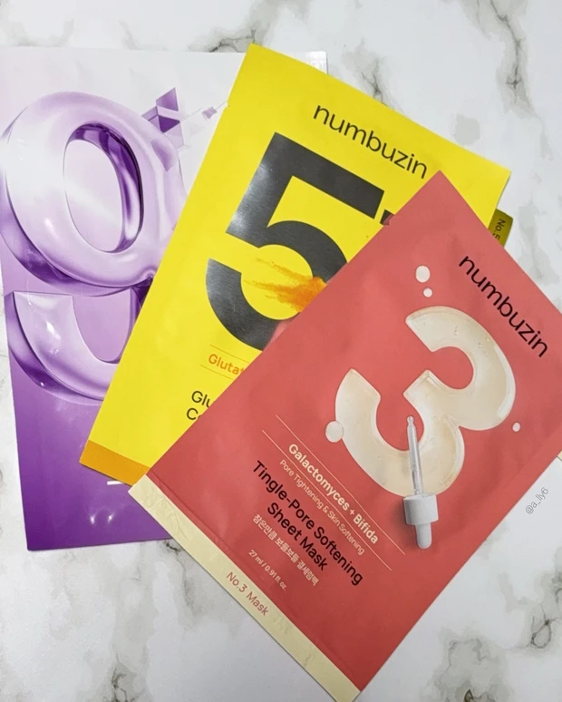 ナンバーズイン numbuzin 韓国 スキンケア シート マスク パック 番号 1番 2番 3番 4番 5番 9番