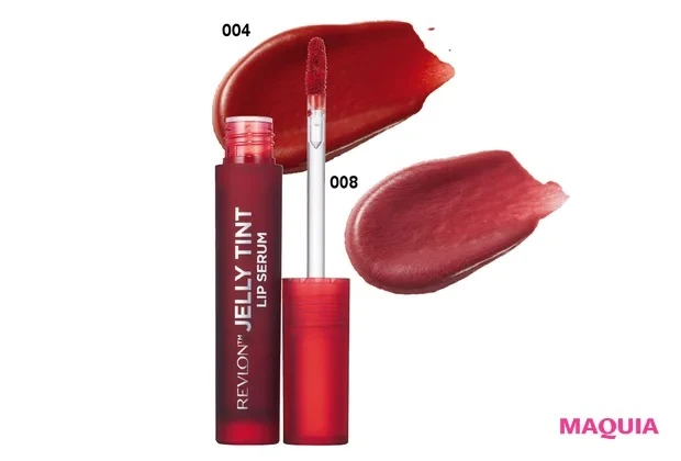 2024年夏新色リップ_レブロン_ジェリー ティント リップ セラム 004／008_スウォッチ