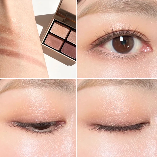 かじえり　ウォームピンク　アイシャドウ　透け感アイシャドウ