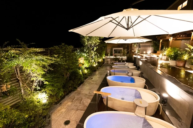 スパジアムジャポンの泡の壺湯