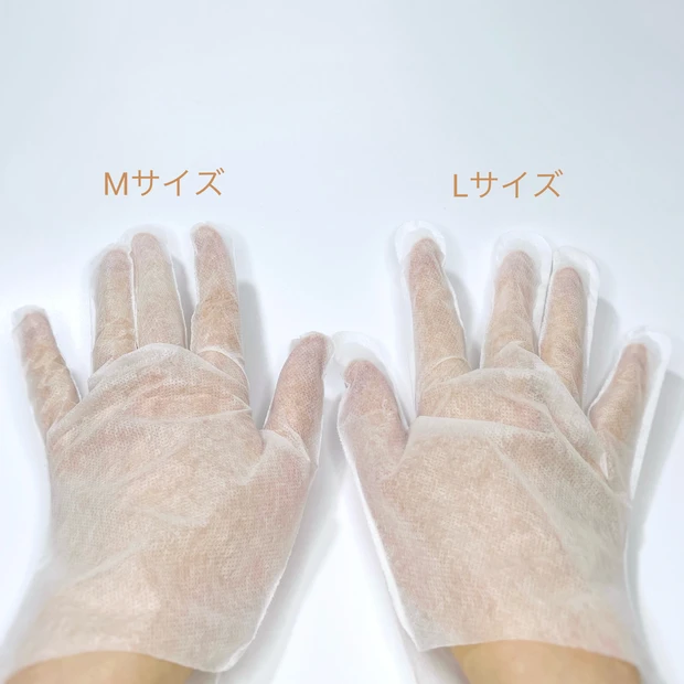ハンドケアマスク　サイズ