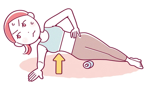 脇肉エクササイズサイドプランクSTEP2