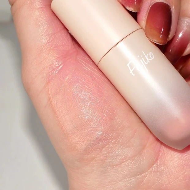 Fujiko フジコ 水彩チーク 01 マイスイートピンク スウォッチ