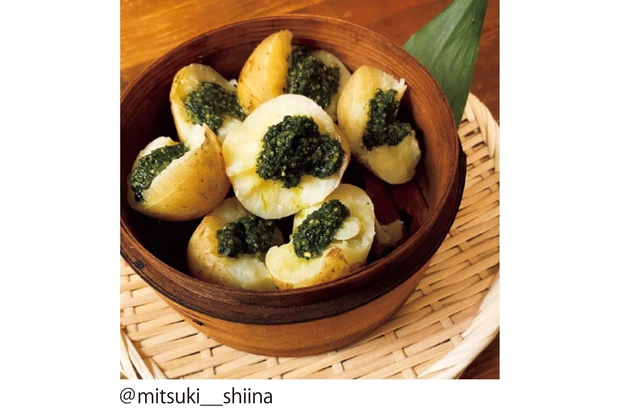 新じゃがの大葉 ジェノベーゼのせ