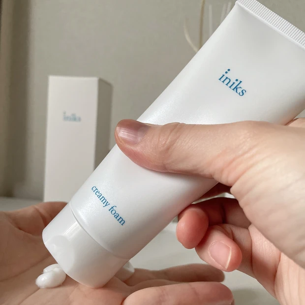 【皮膚医学スキンケア】大人の敏感肌に。濃密クッション泡が心地良いクリーミィ フォーム【iniks(イニクス)】_2_1