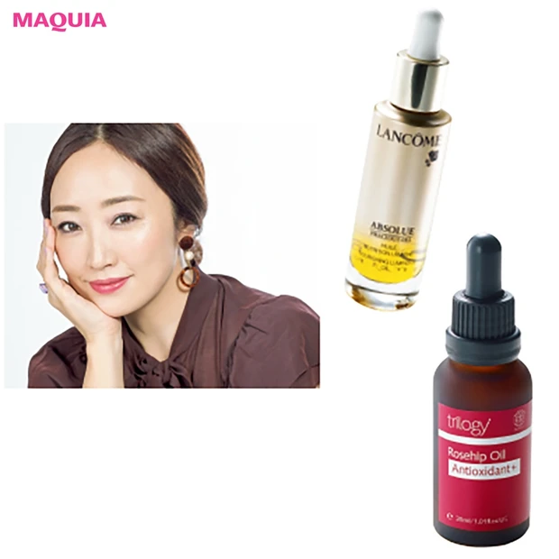 神崎恵さんが手放せない、肌がモチッとつやっとする愛用オイル