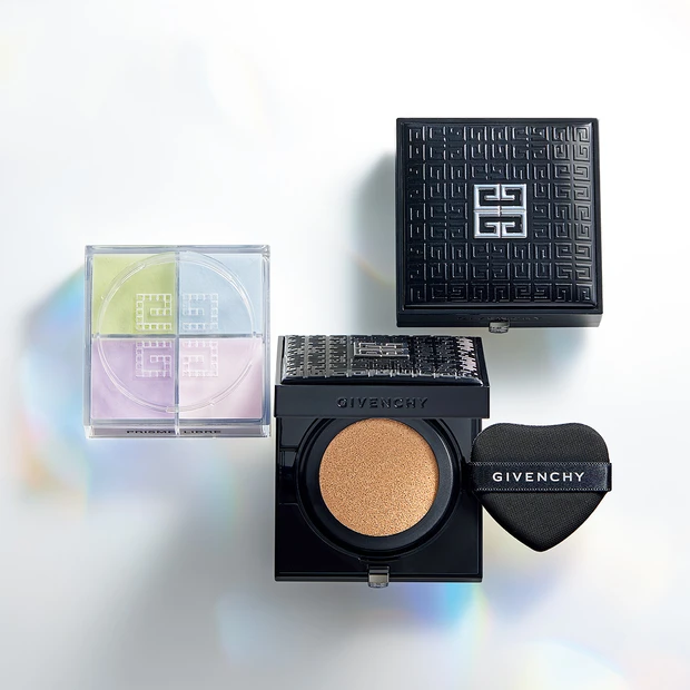 立体的なツヤと透明感で、クチュールメイドの洗練肌へ——。ジバンシイの新クッションで完成するプリズムスキン