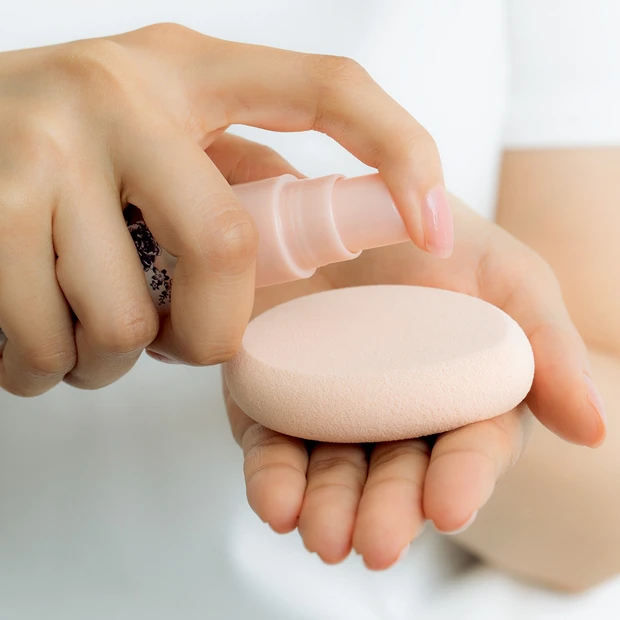 ジェルミスト＋スポンジのダブル使い