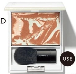 2023年夏新色「SUQQU ピュア カラー ブラッシュ 140」を使ったチークメイク