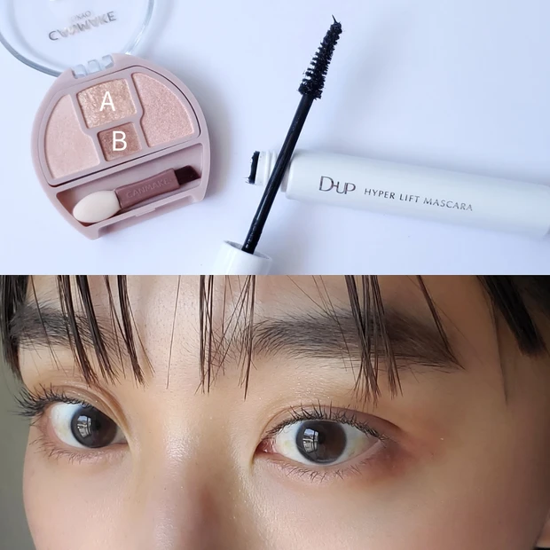 キャンメイク プランぷくコーデアイズ  01 アプリコットプランぷく 使い方