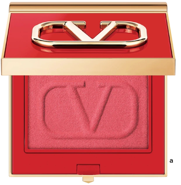 鈴木えみ ベースメイク AI肌 ヴァレンティノ ビューティ アイ2チーク 02