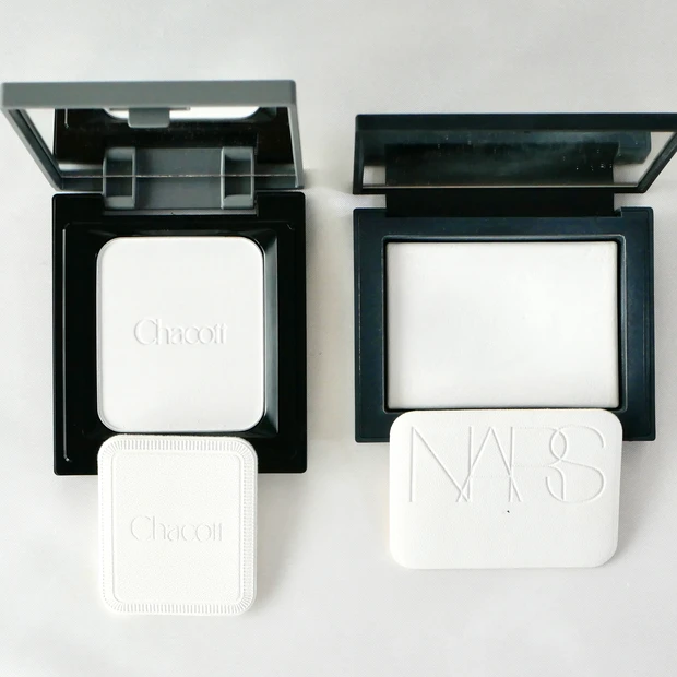 チャコット プレストパウダー NARS リフ粉 比較