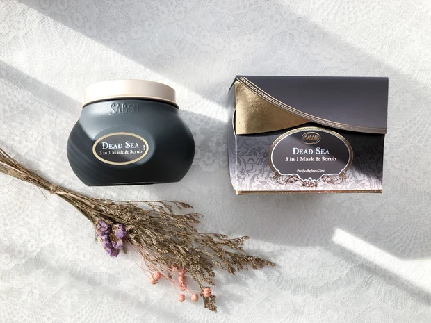 【SABON】12/26発売♡死海の泥と水でエイジングケア。漆黒のスクラブマスク_2