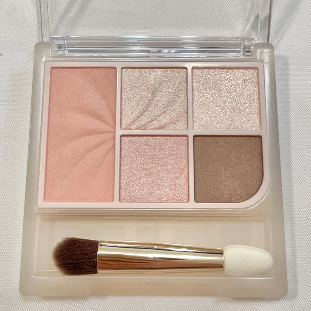 【セザンヌ新作】話題のフェイスアイパレット全2色をイエベ春がレビュー！メイク画像・動画あり_9_1