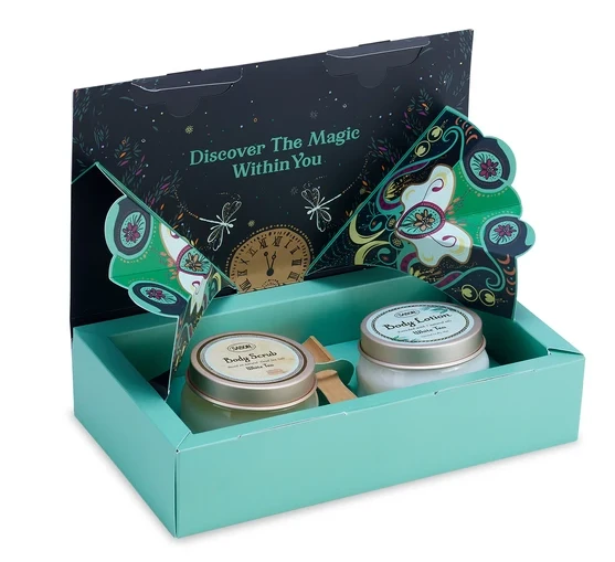 【クリスマスコフレ&ホリデー限定品2023】ボディケアデュオ デリケート・ジャスミン、グリーン・ローズ、ホワイトティー 各¥5500