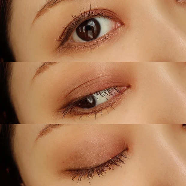 大人気！秋の新作限定シャドウ【ETVOS】ヴィンテージグリッター スウォッチ＆メイク_5_1