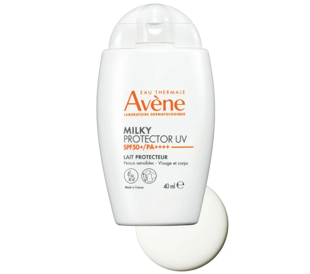 【おすすめ日焼け止め2024】アベンヌ ミルキープロテクター UV SPF50+・PA++++ 40ml ￥3300（編集部調べ）／ピエール ファーブル ジャポン