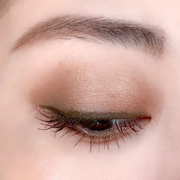 【秋コスメ】ブルベもOK！キャンメイク限定アイシャドウでつくるカーキメイクのポイント【1,000円以下！】_5_1